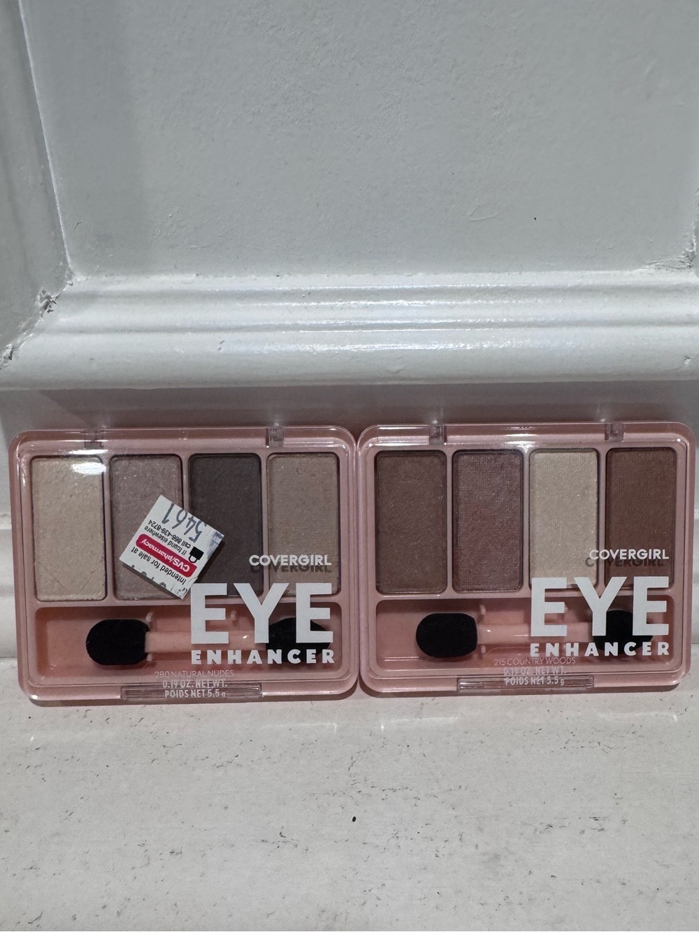 CoverGirl Eye Enhancer Eyeshadow Palette - Neutral Pink Shades 2 palettes NWT
